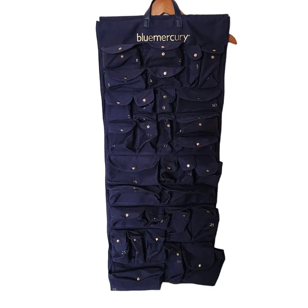 Hanging Pocketed‎ Advent Calendar Snap Button 30 Pockets Organizer